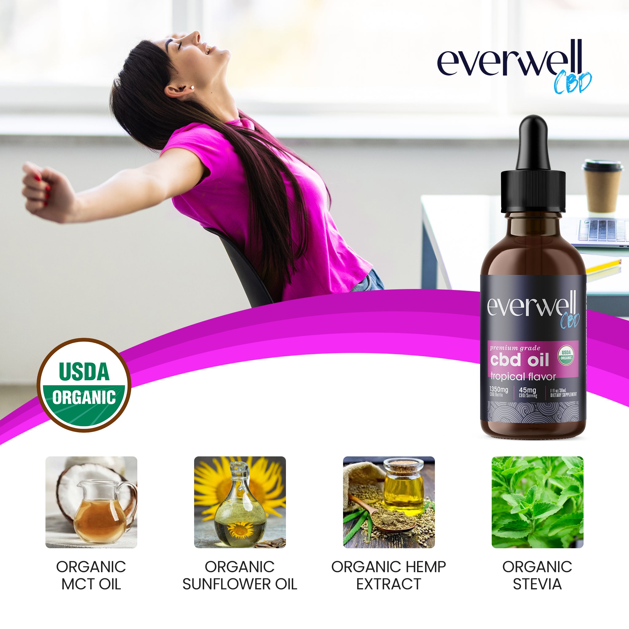 Full Spectrum Organic CBD Oil Drops